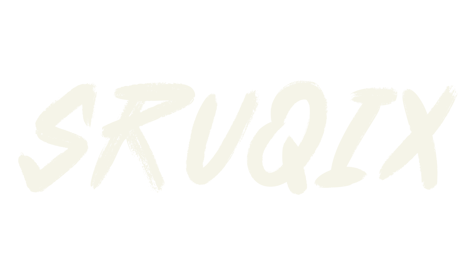 Sruqix, graffiti font preview