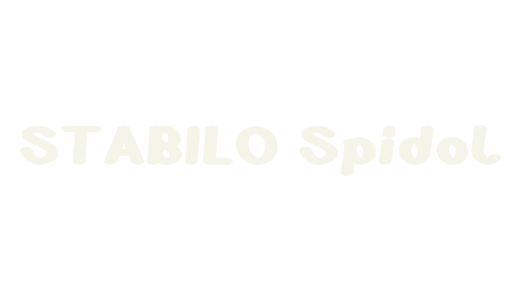 STABILO Spidol, fashion script font preview