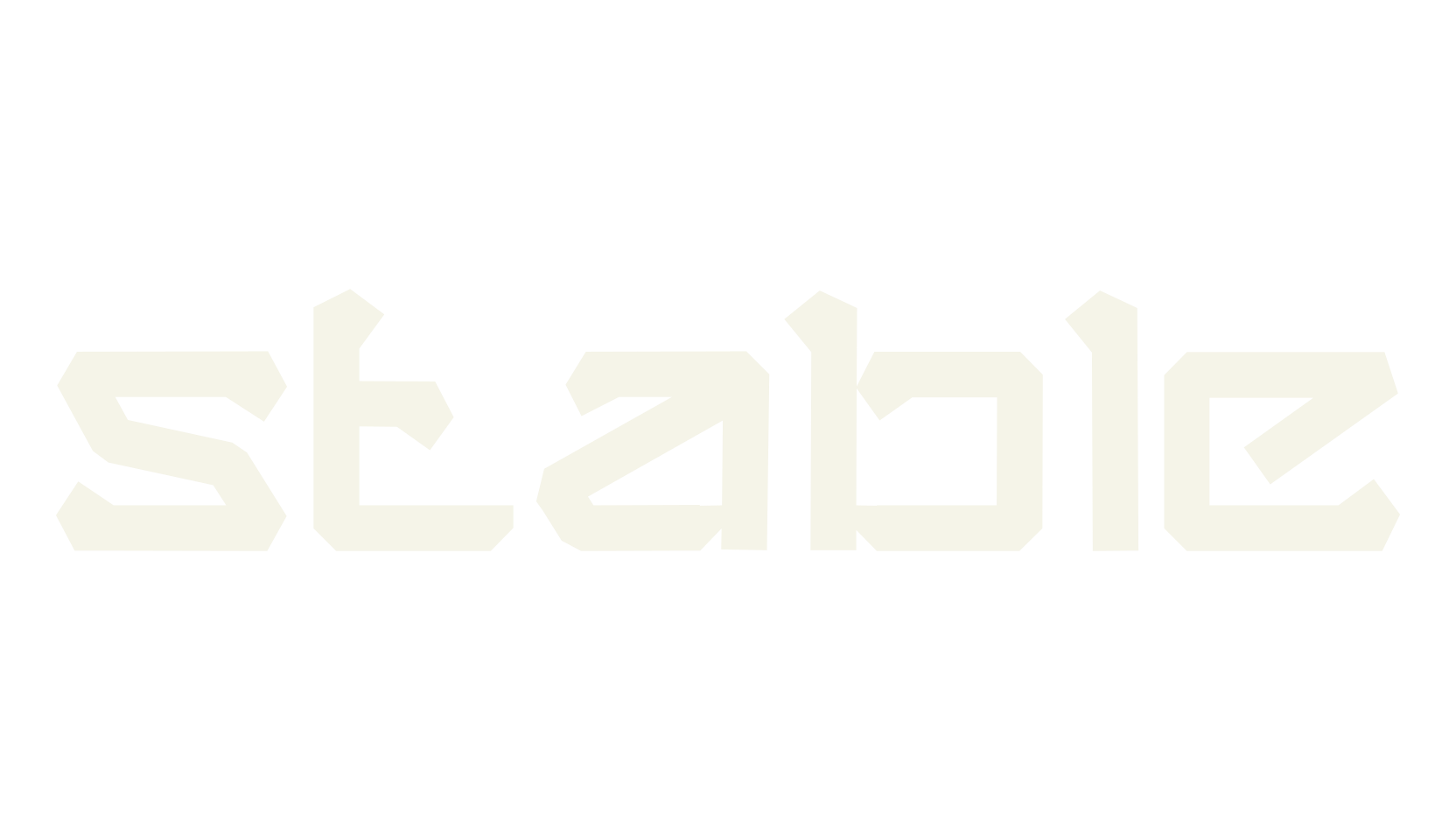 stable, digital font preview