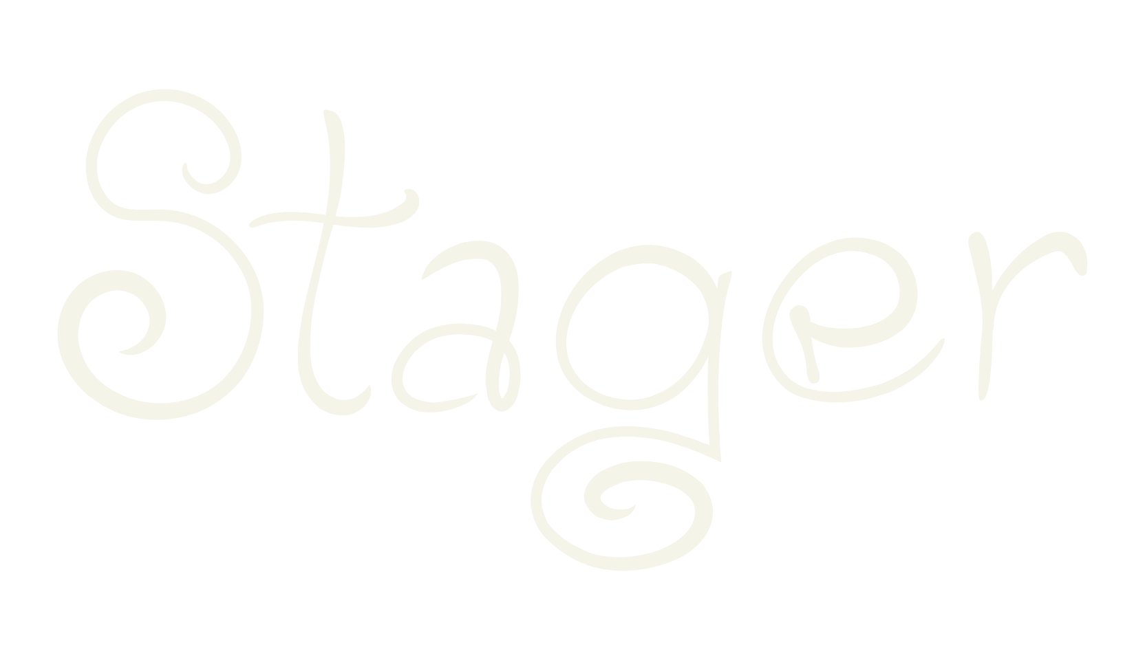 Stager, handwriting font preview