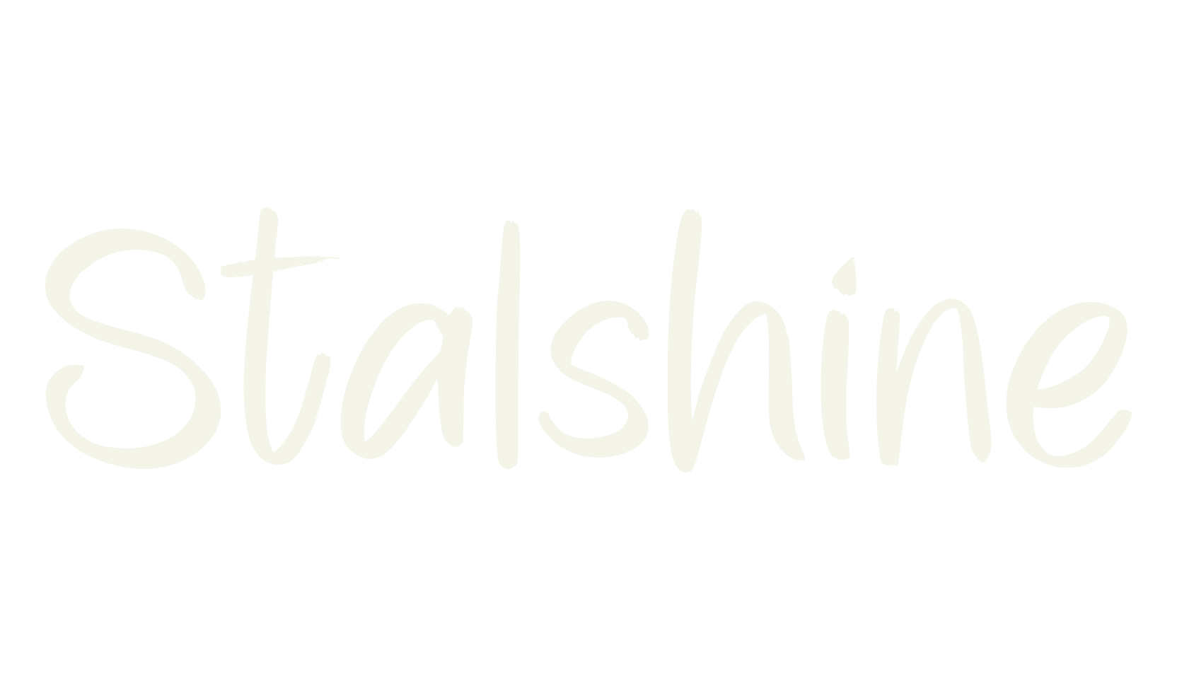 Stalshine, handwriting font preview