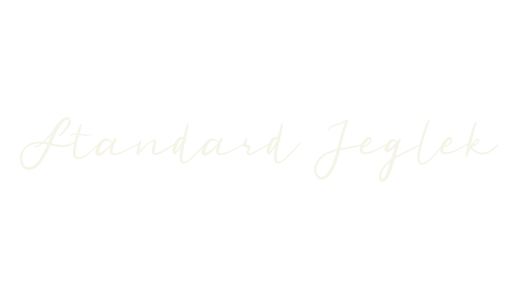 Standard Jeglek, fancy font preview