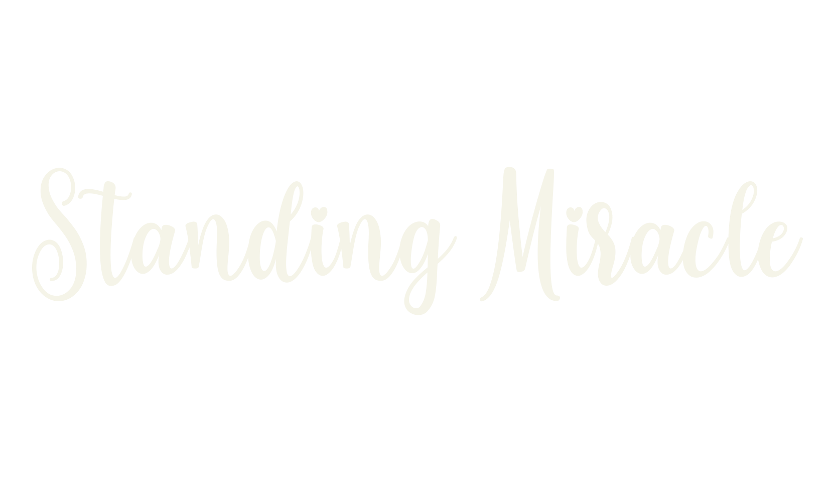 Standing Miracle, modern font preview