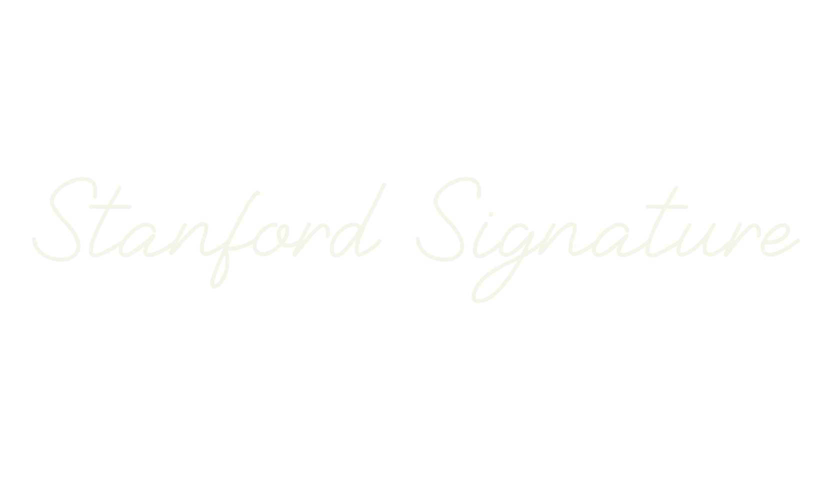 Stanford Signature, fashion script font preview
