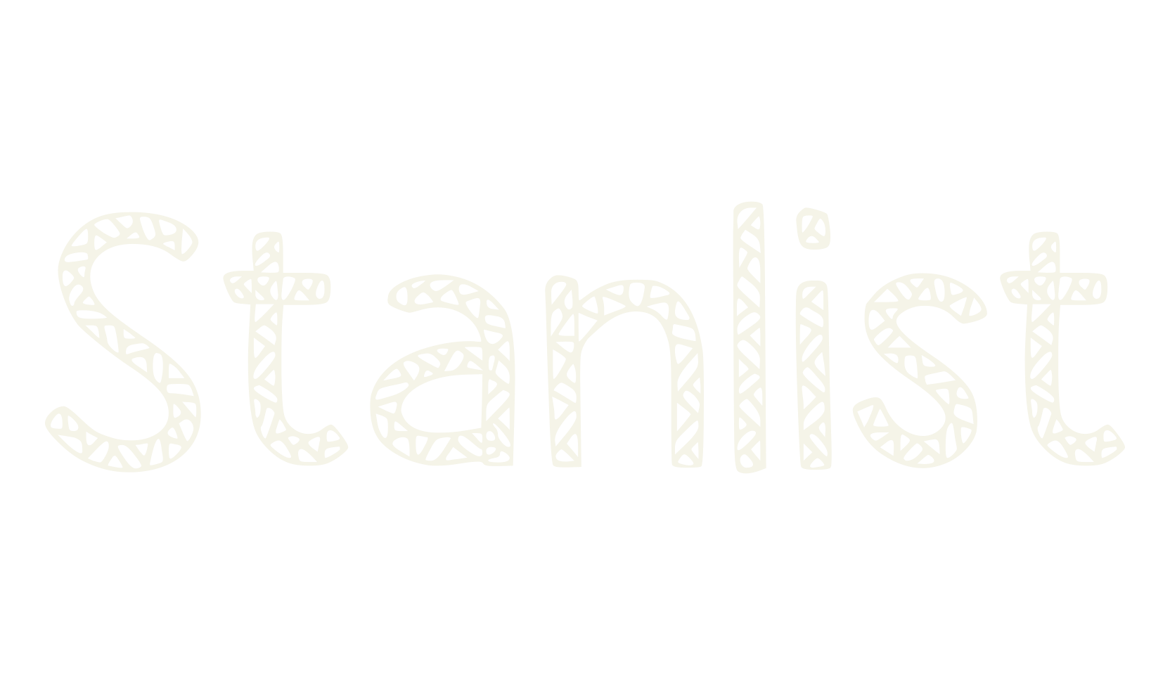 Stanlist, cool font preview
