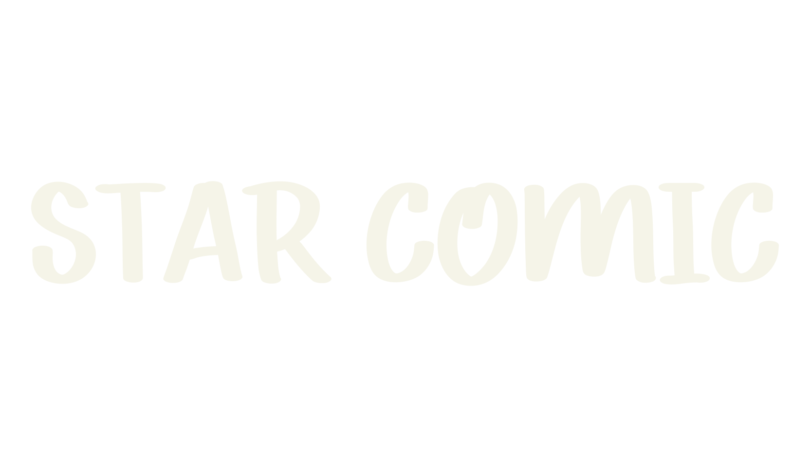 STAR COMIC, children font preview
