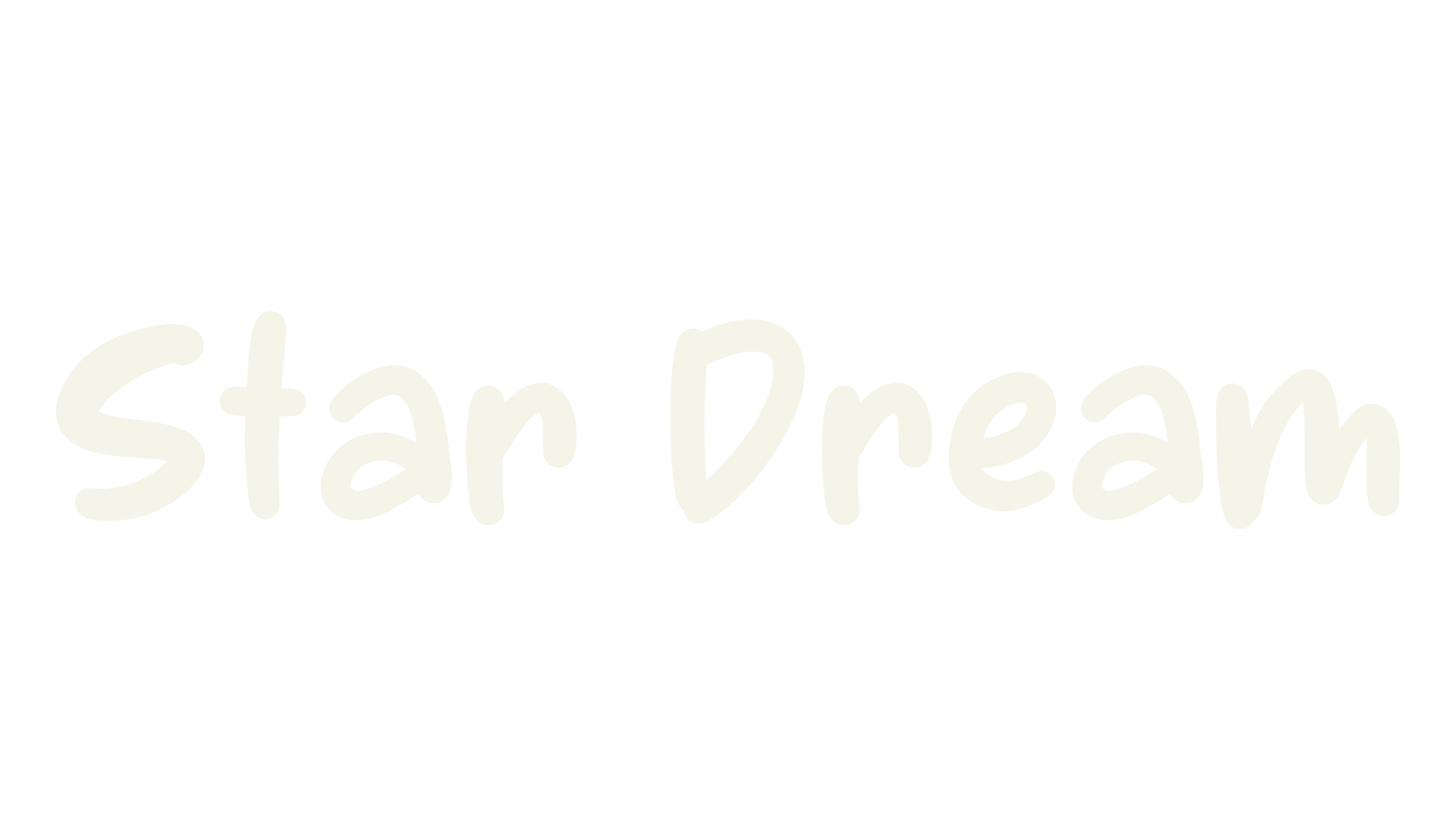 Star Dream, handwritten font preview