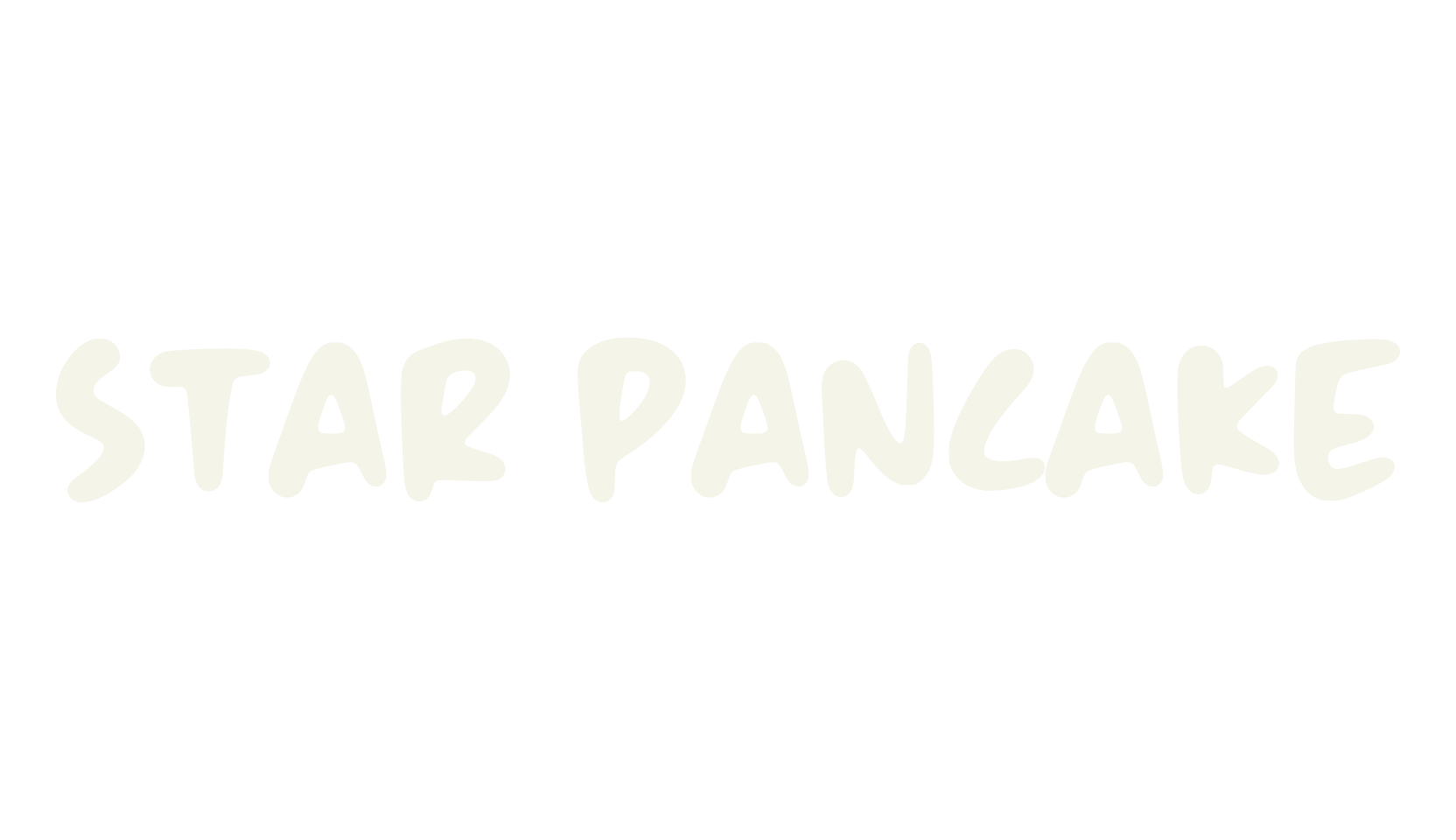 Star Pancake, handwriting font preview