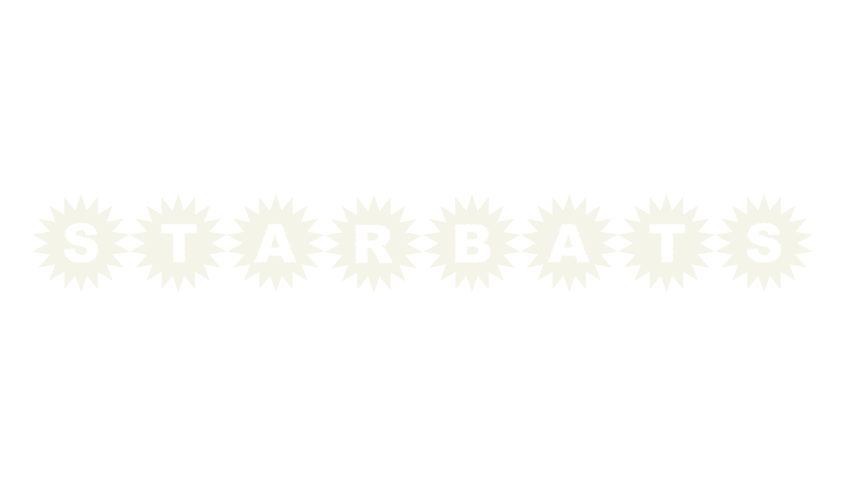 Starbats, space font preview