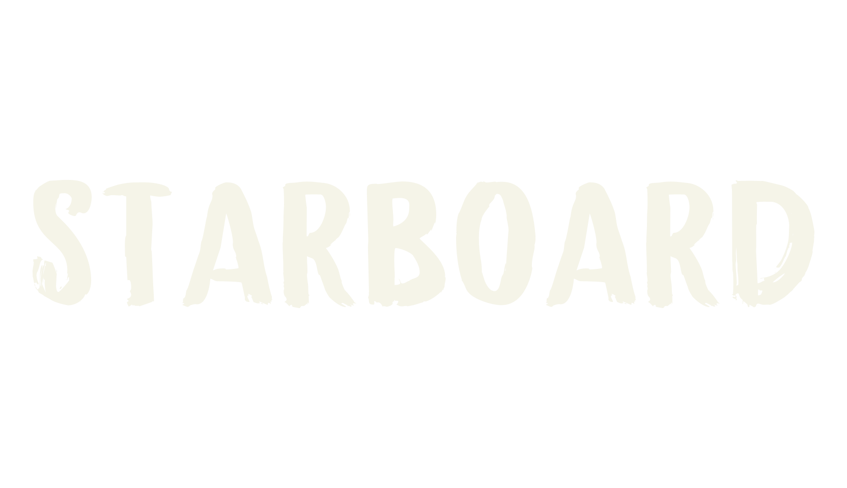 Starboard, handwritten font preview