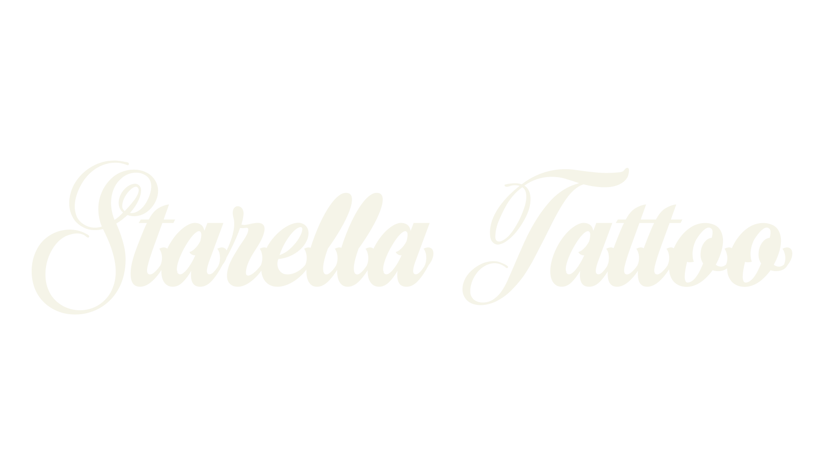 Starella Tattoo, fashion script font preview