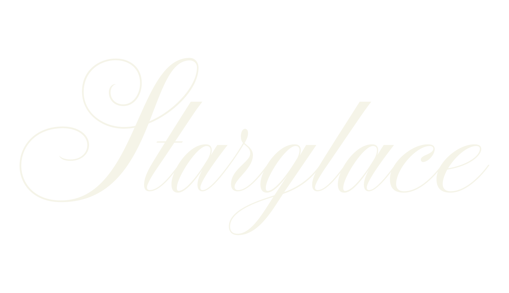 Starglace, fashion script font preview