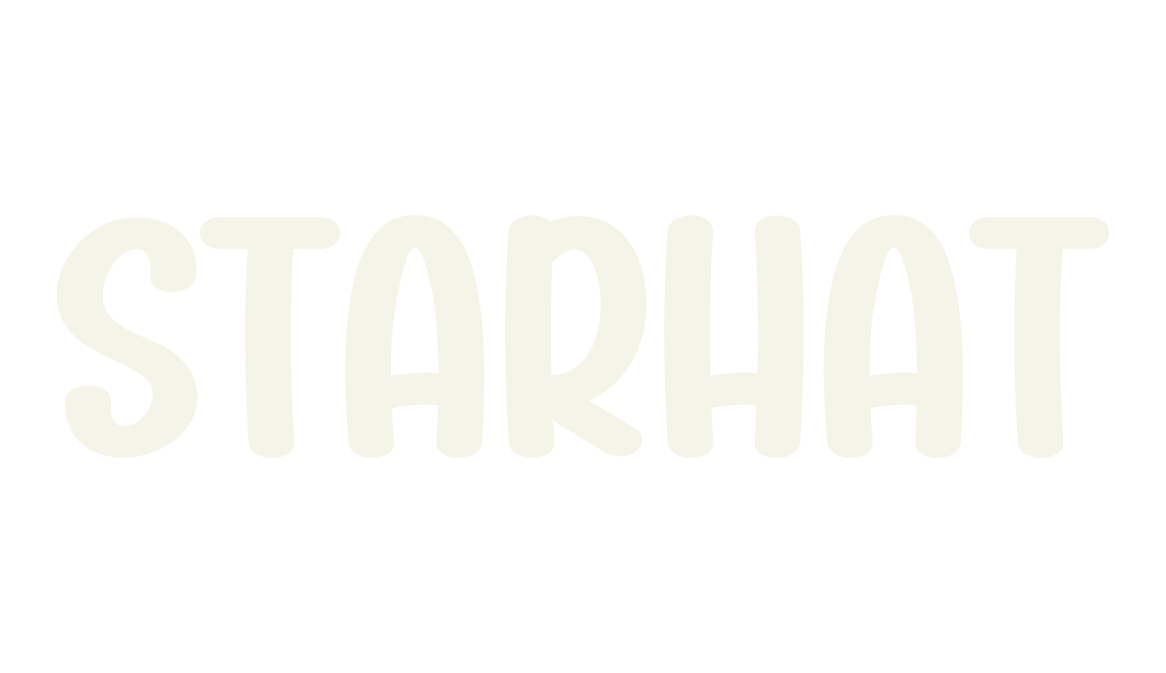 Starhat, handwriting font preview