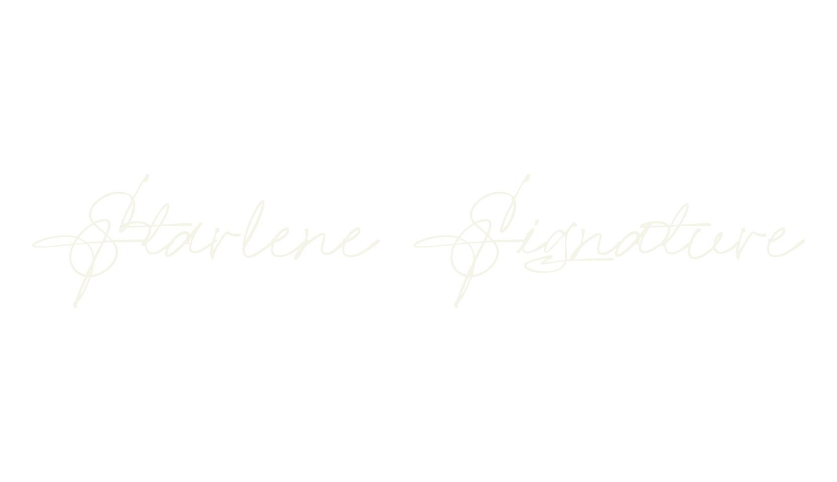 Starlene Signature, cursive font preview