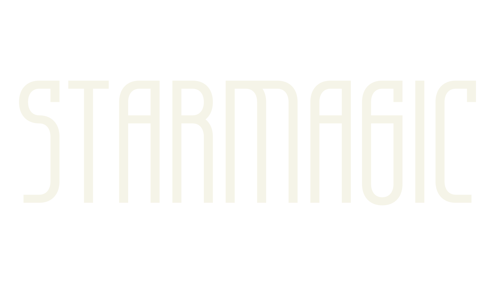 Starmagic, futuristic font preview