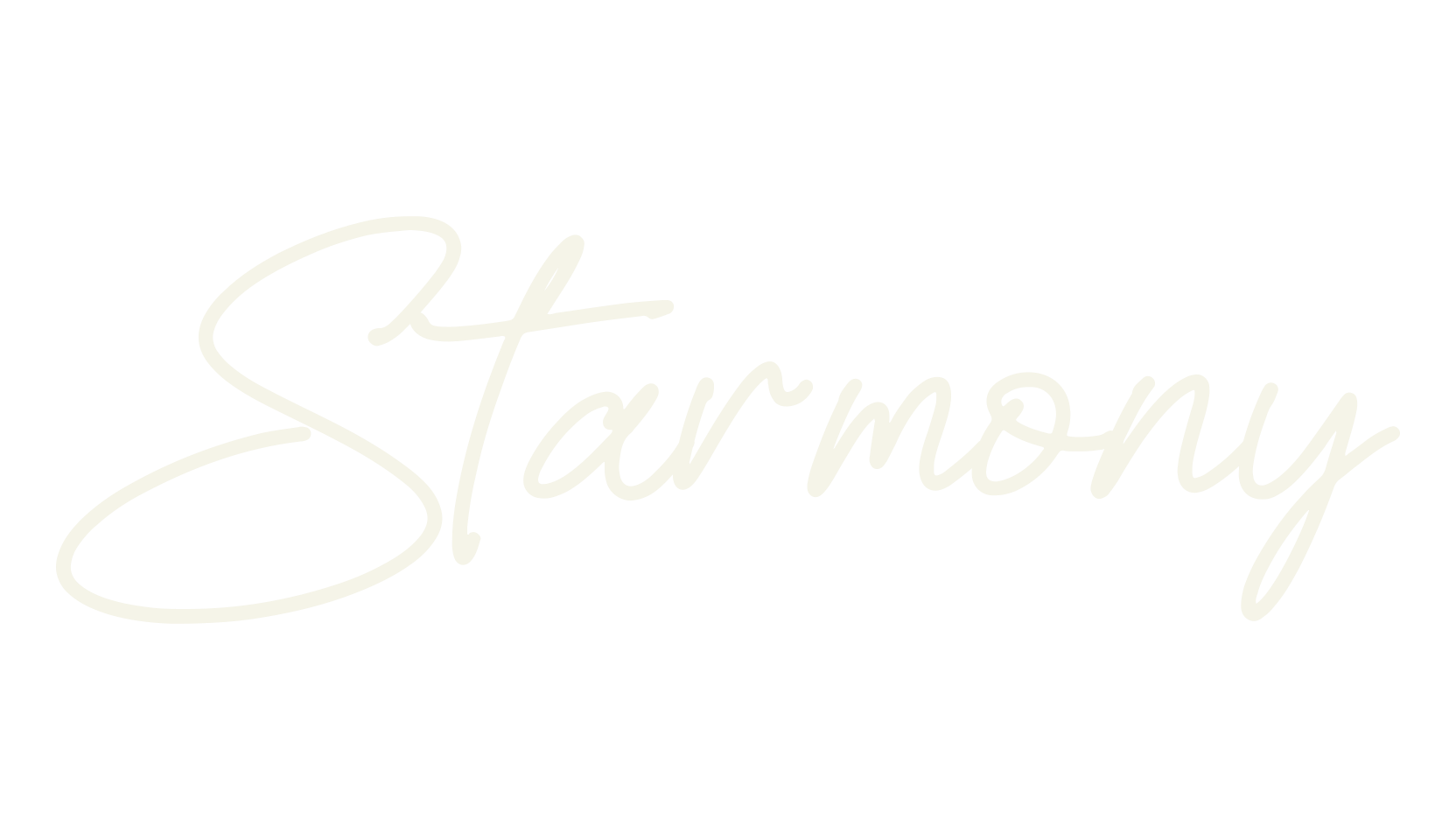 Starmony, script font preview