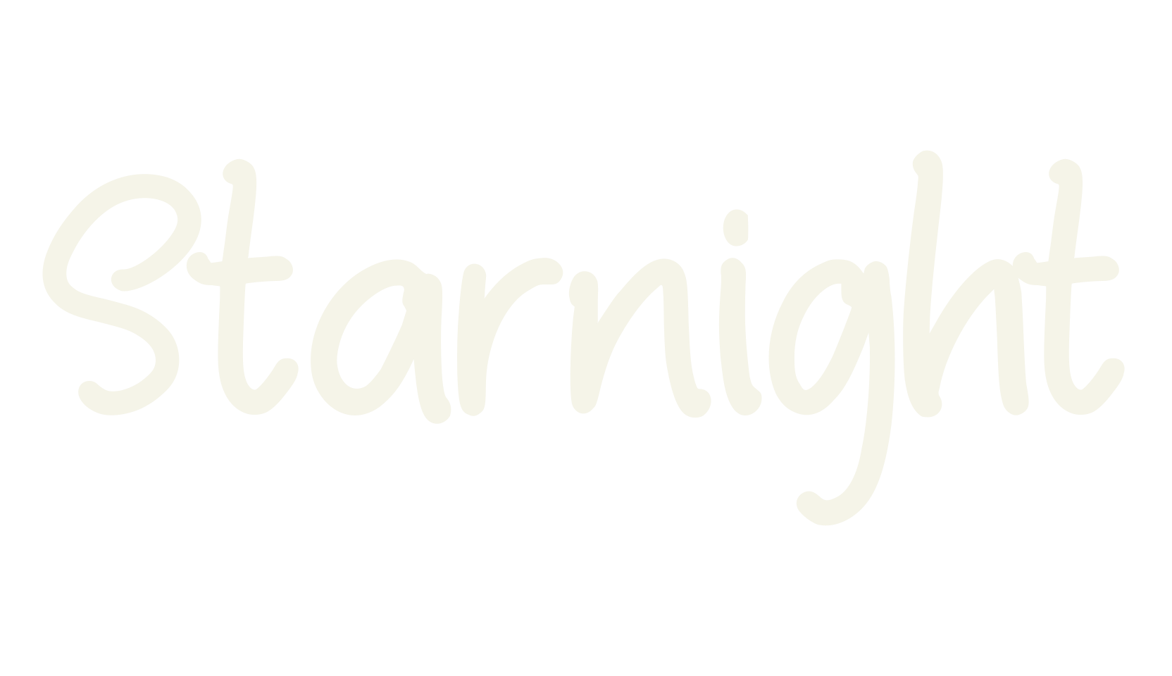 Starnight, handwriting font preview