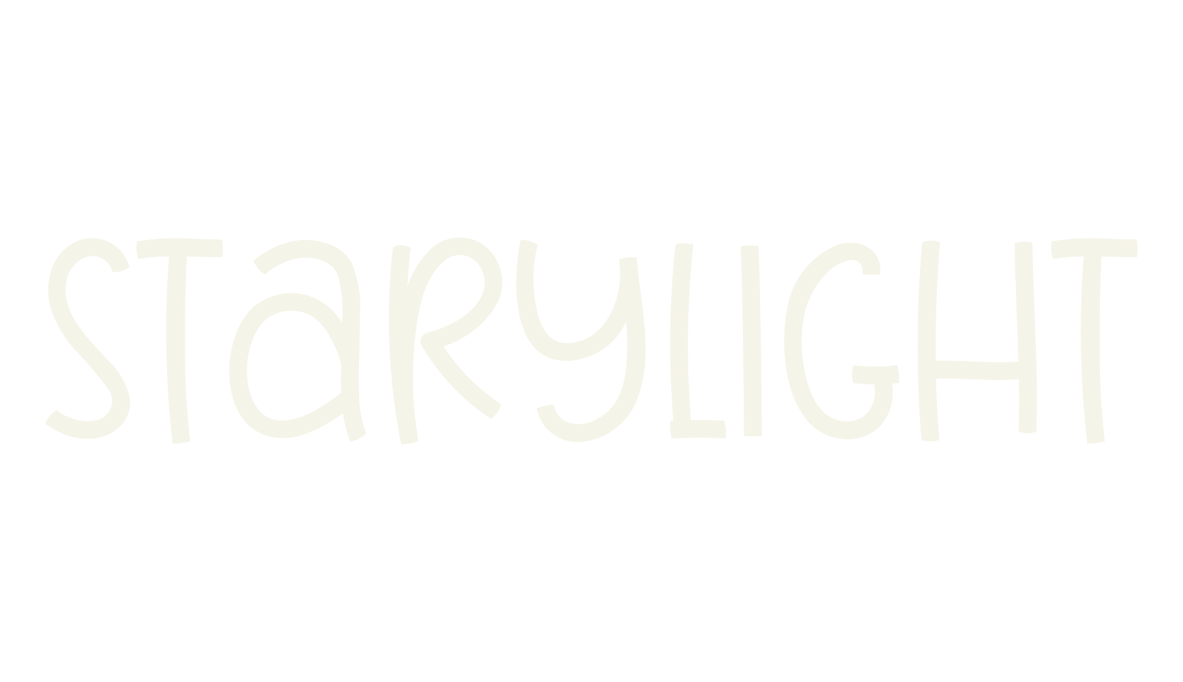 Starylight, fancy font preview