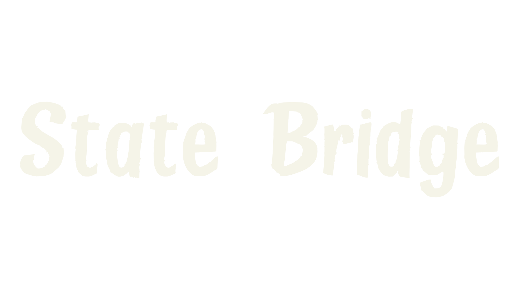 State Bridge, display market font preview