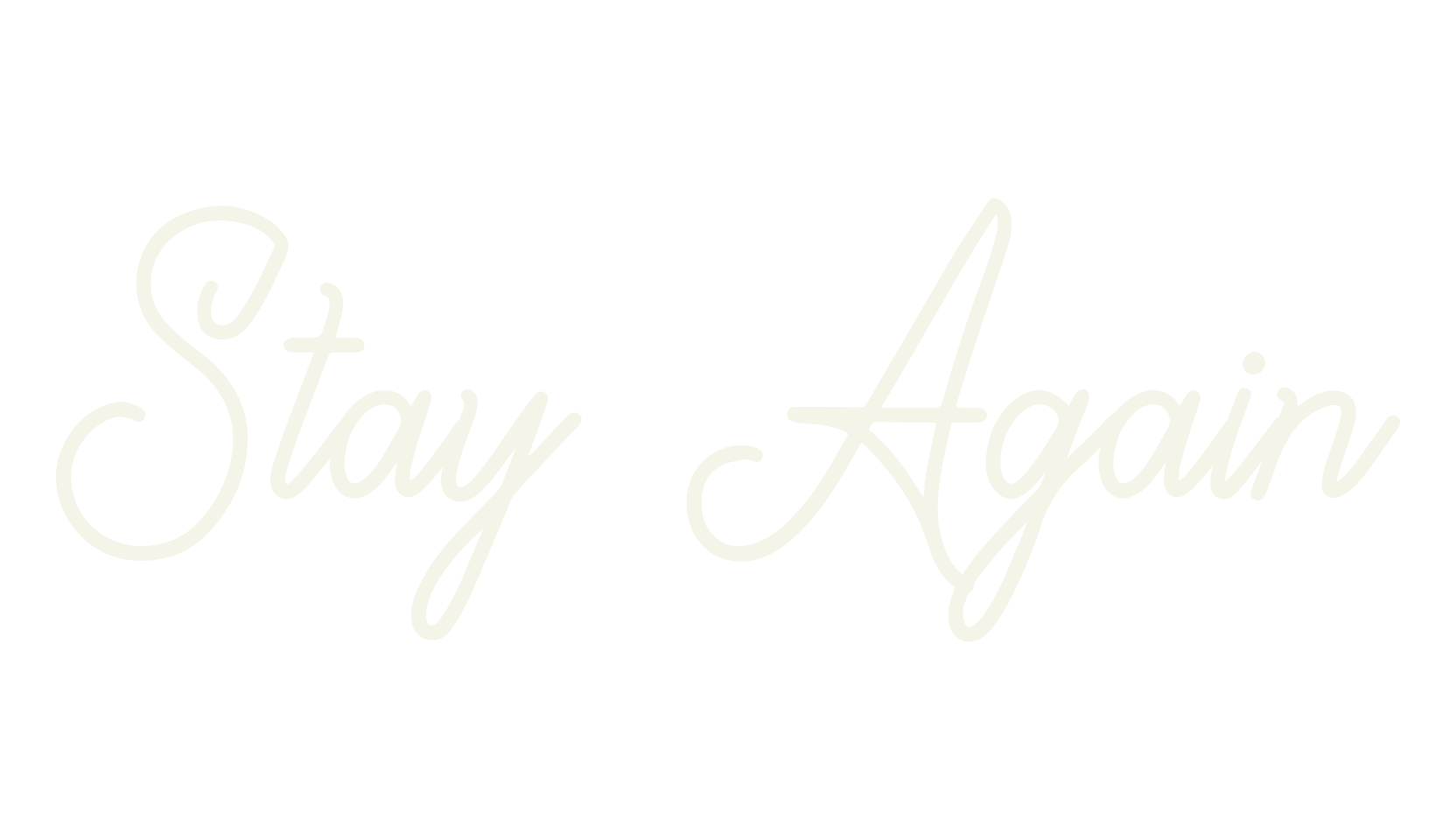 Stay Again, fancy font preview