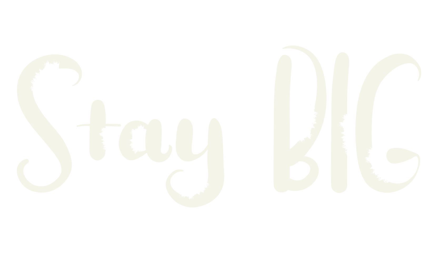 Stay BIG, bold font preview