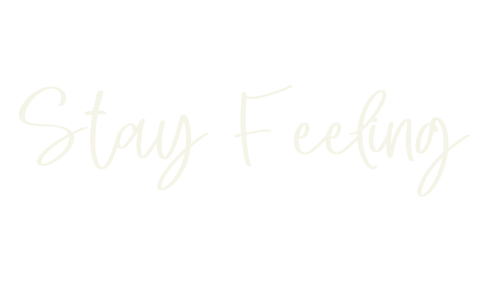 Stay Feeling, handwritten font preview