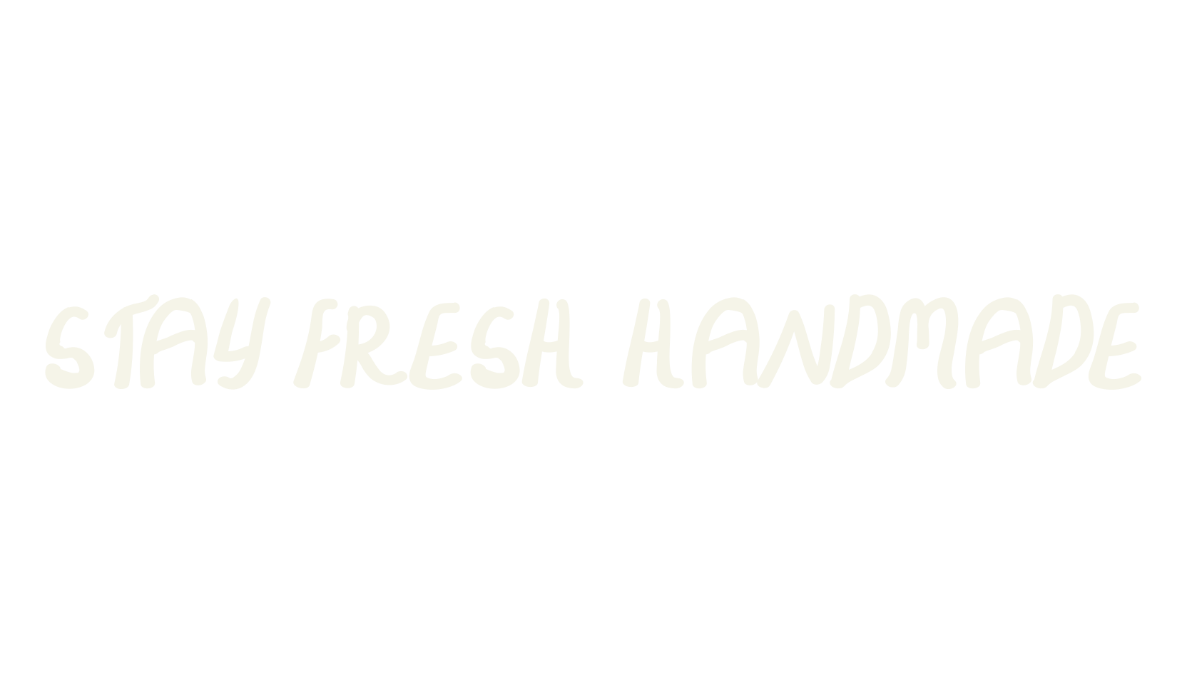 Stay Fresh Handmade, chalkboard font preview