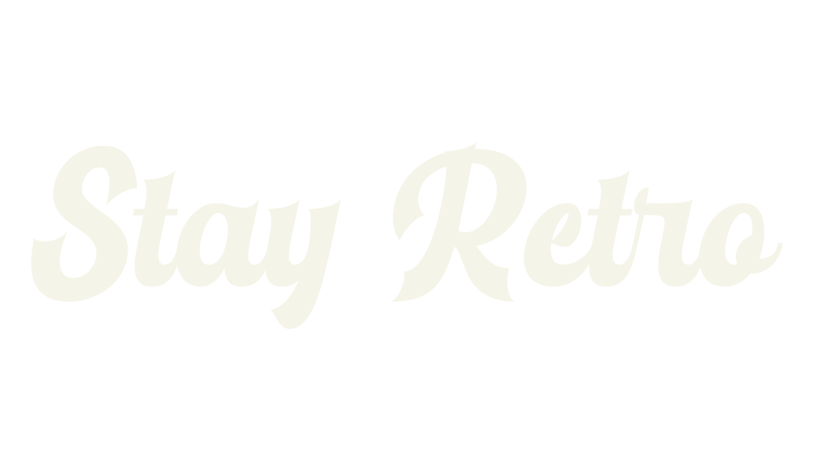 Stay Retro, handwritten font preview