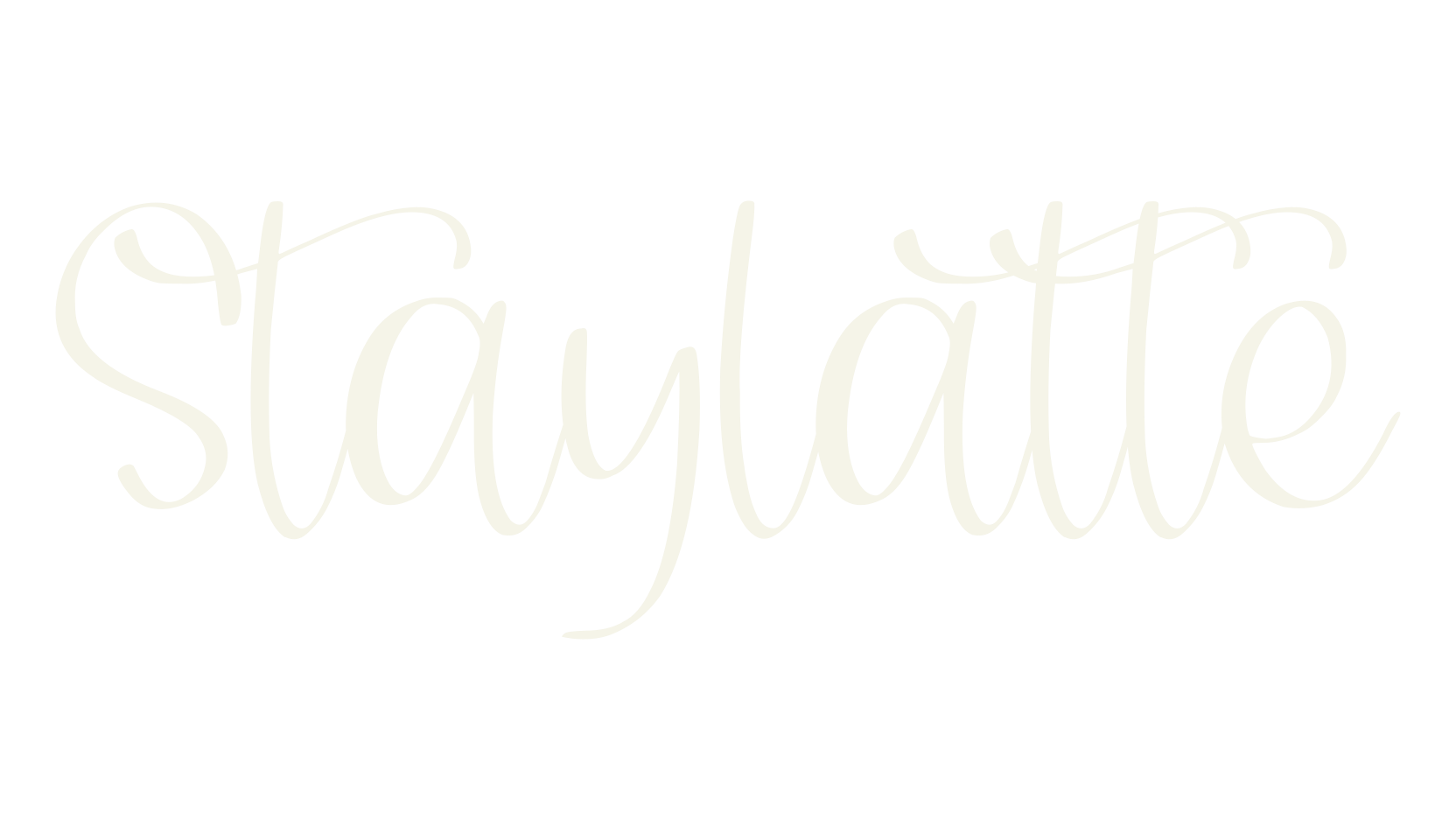 Staylatte, lettering font preview