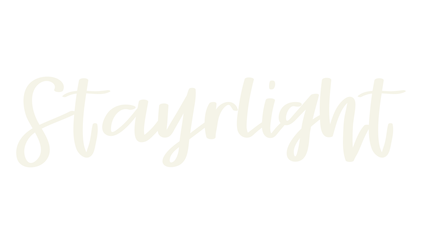 Stayrlight, cursive font preview