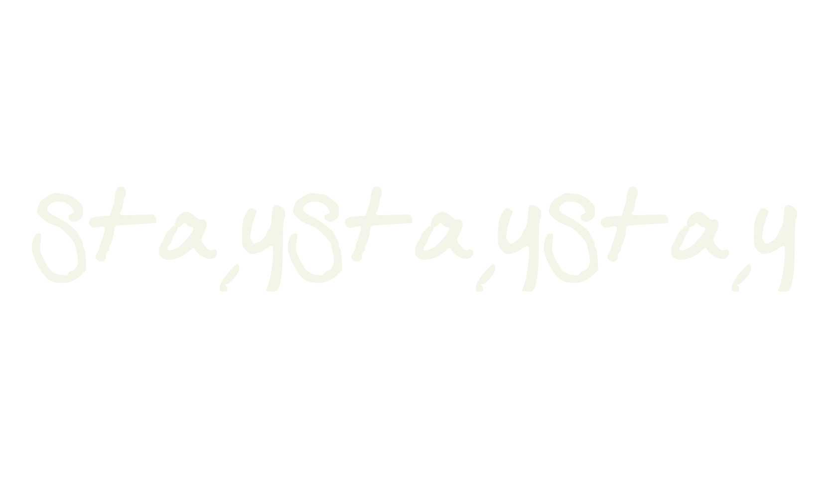 StayStayStay, display font preview