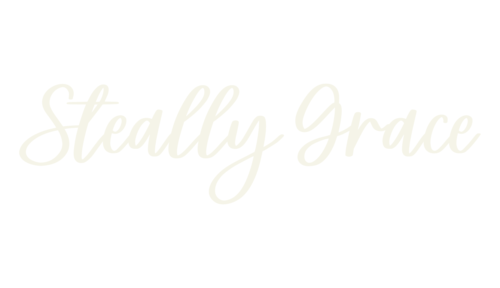 Steally Grace, elegant font preview