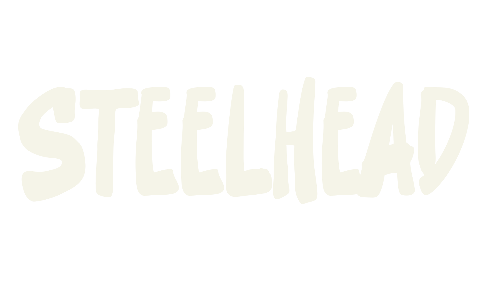 Steelhead, cartoon font preview