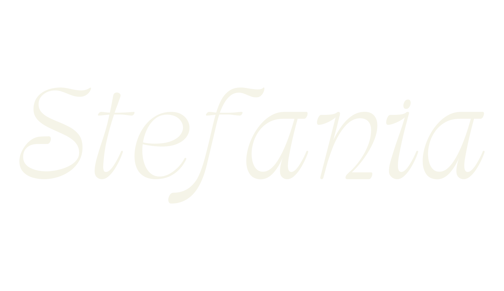 Stefania, thin font preview