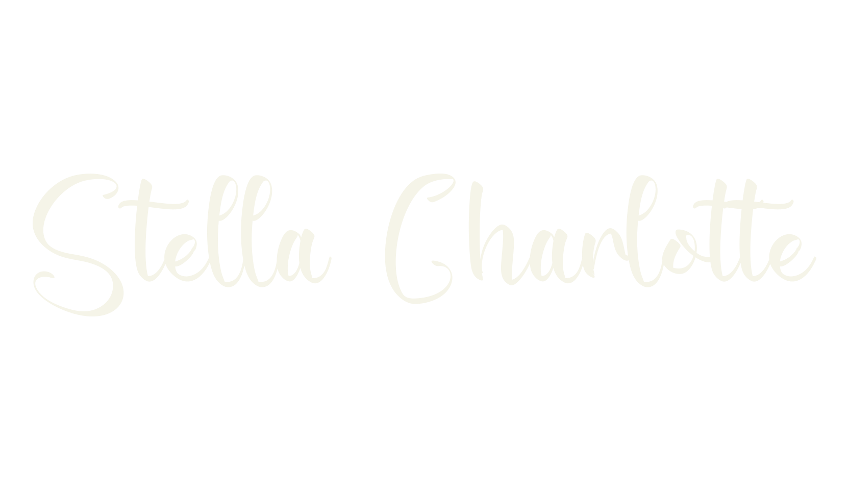 Stella Charlotte, calligraphy font preview