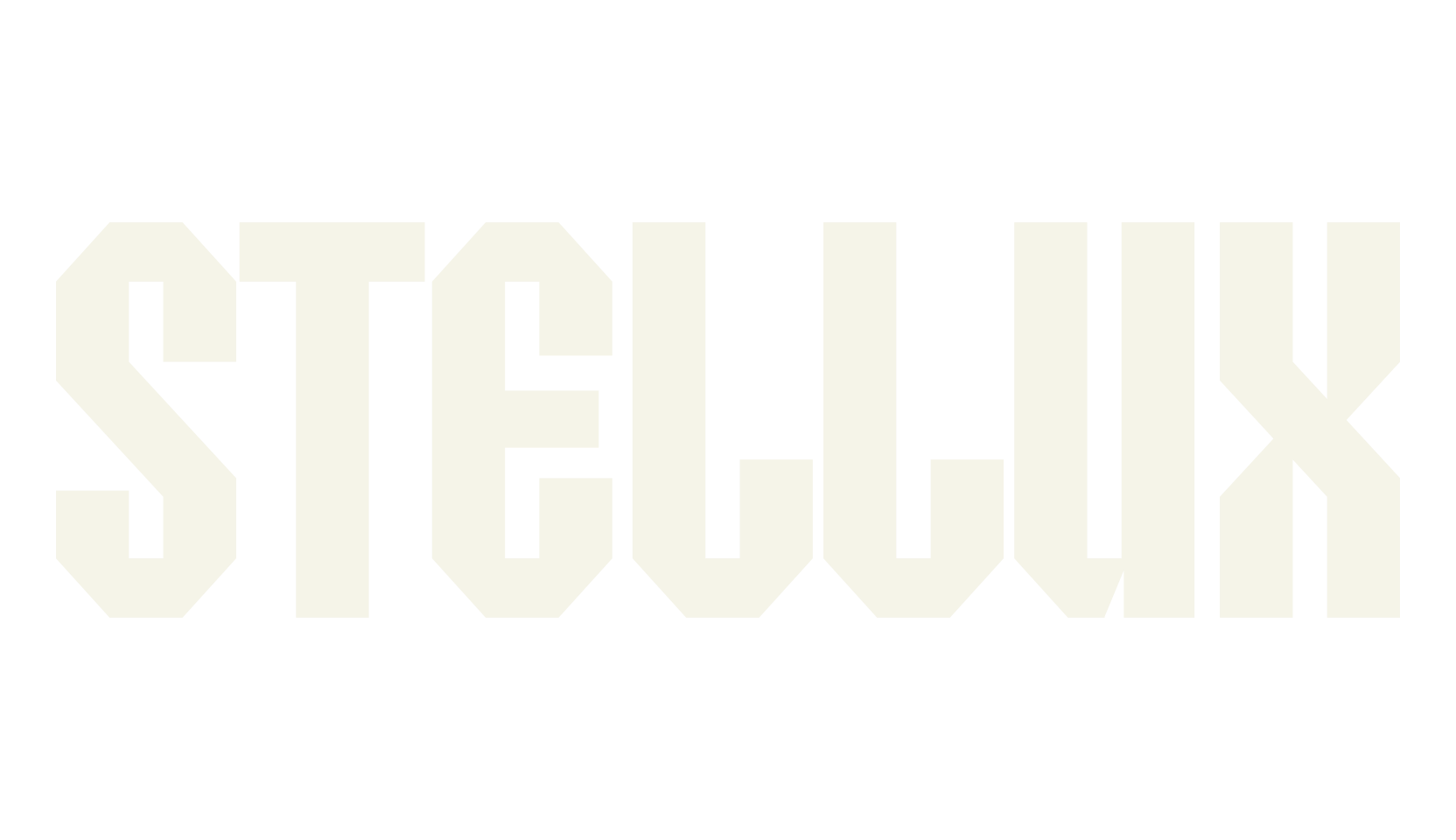 Stellux, sci-fi font preview