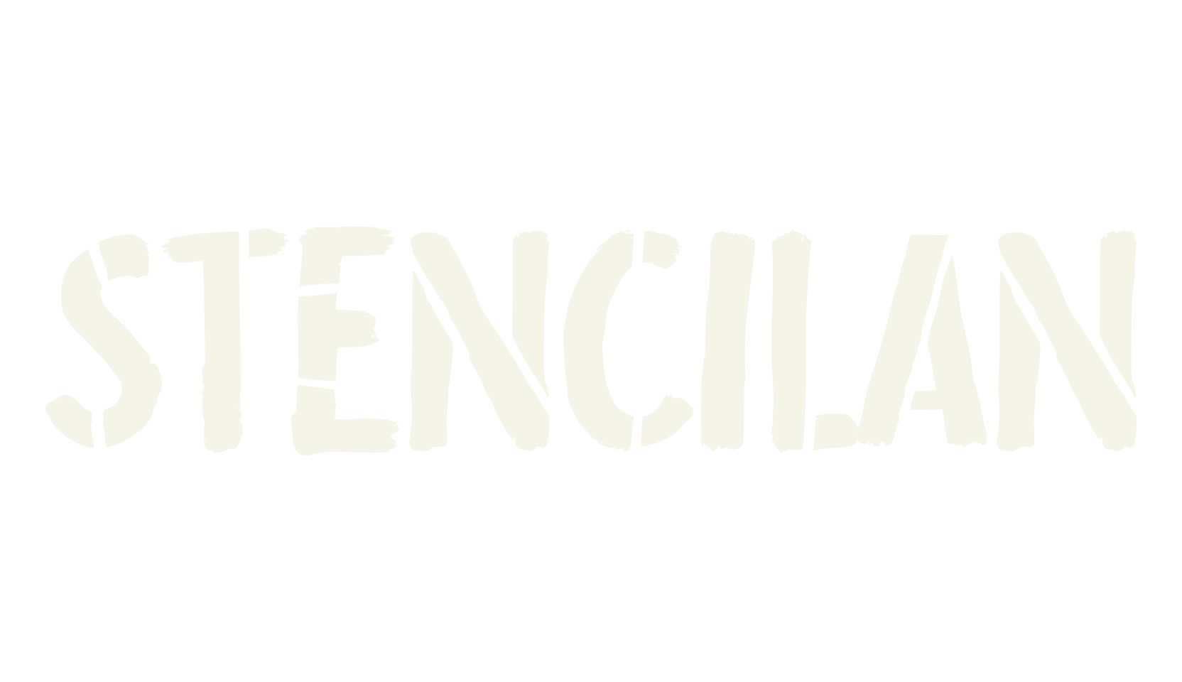 Stencilan, display market font preview