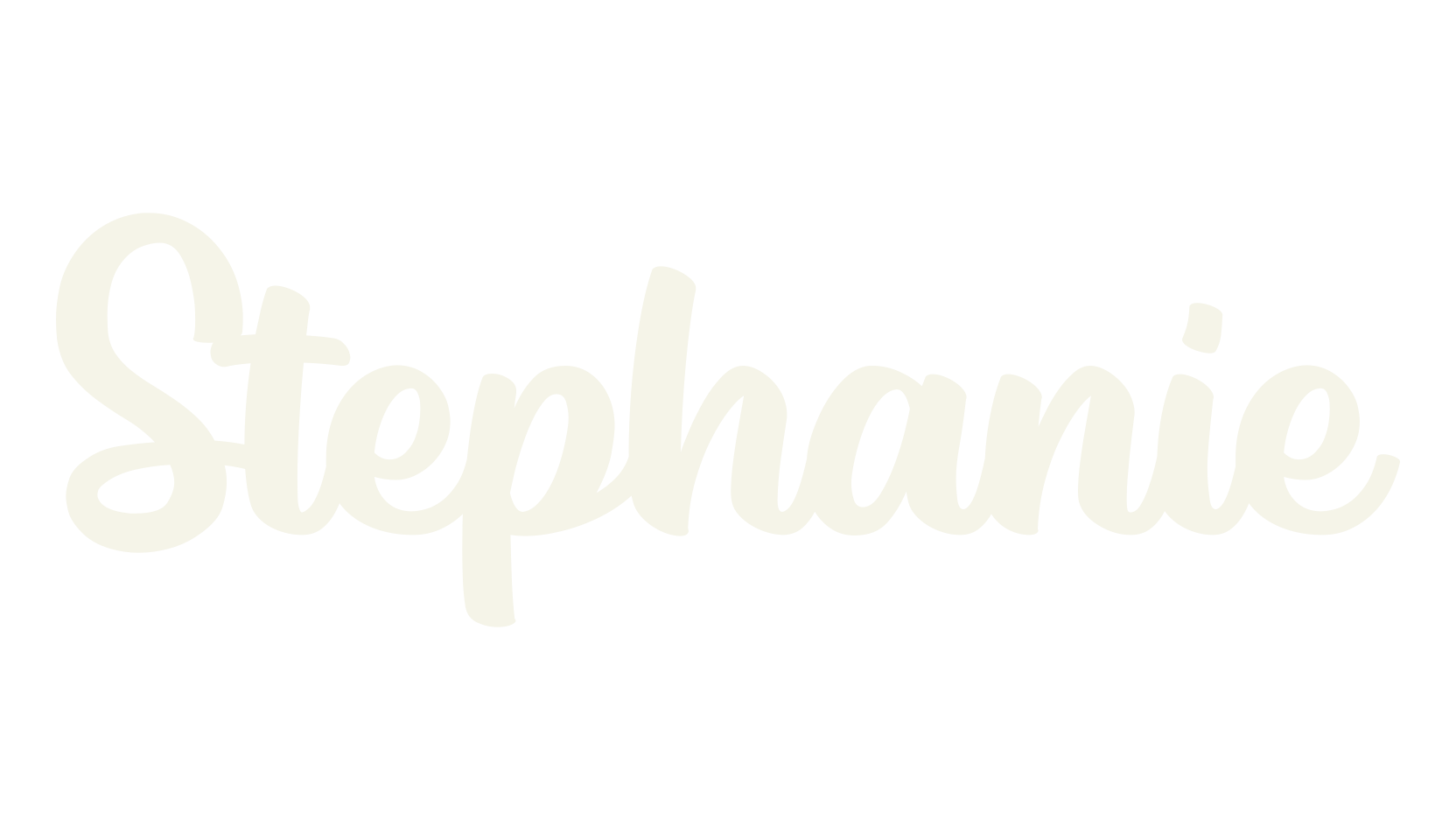 Stephanie, calligraphy font preview