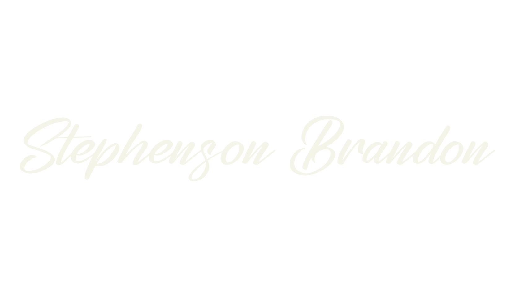 Stephenson Brandon, cursive font preview