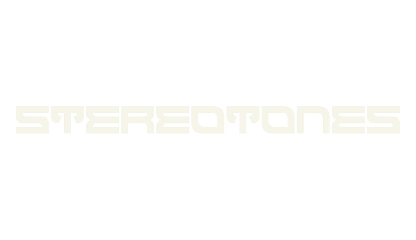 Stereotones, racing font preview