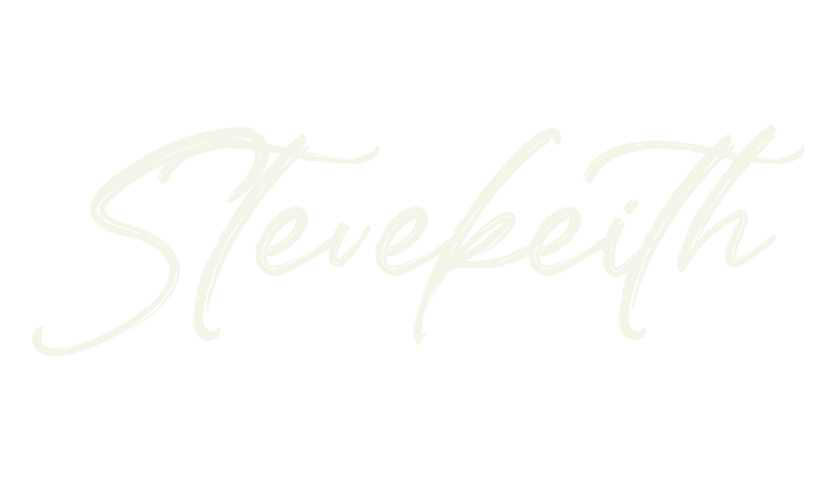 Stevekeith, fashion script font preview