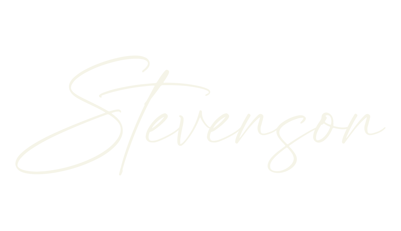 Stevenson, script font preview