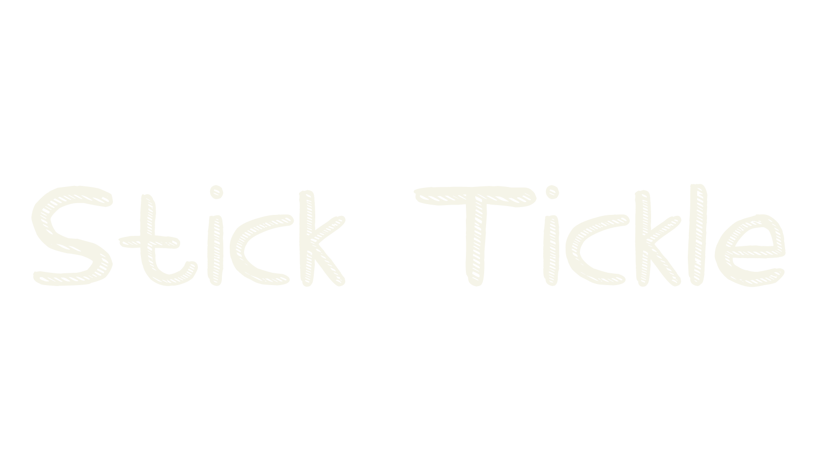Stick Tickle, shaded font preview