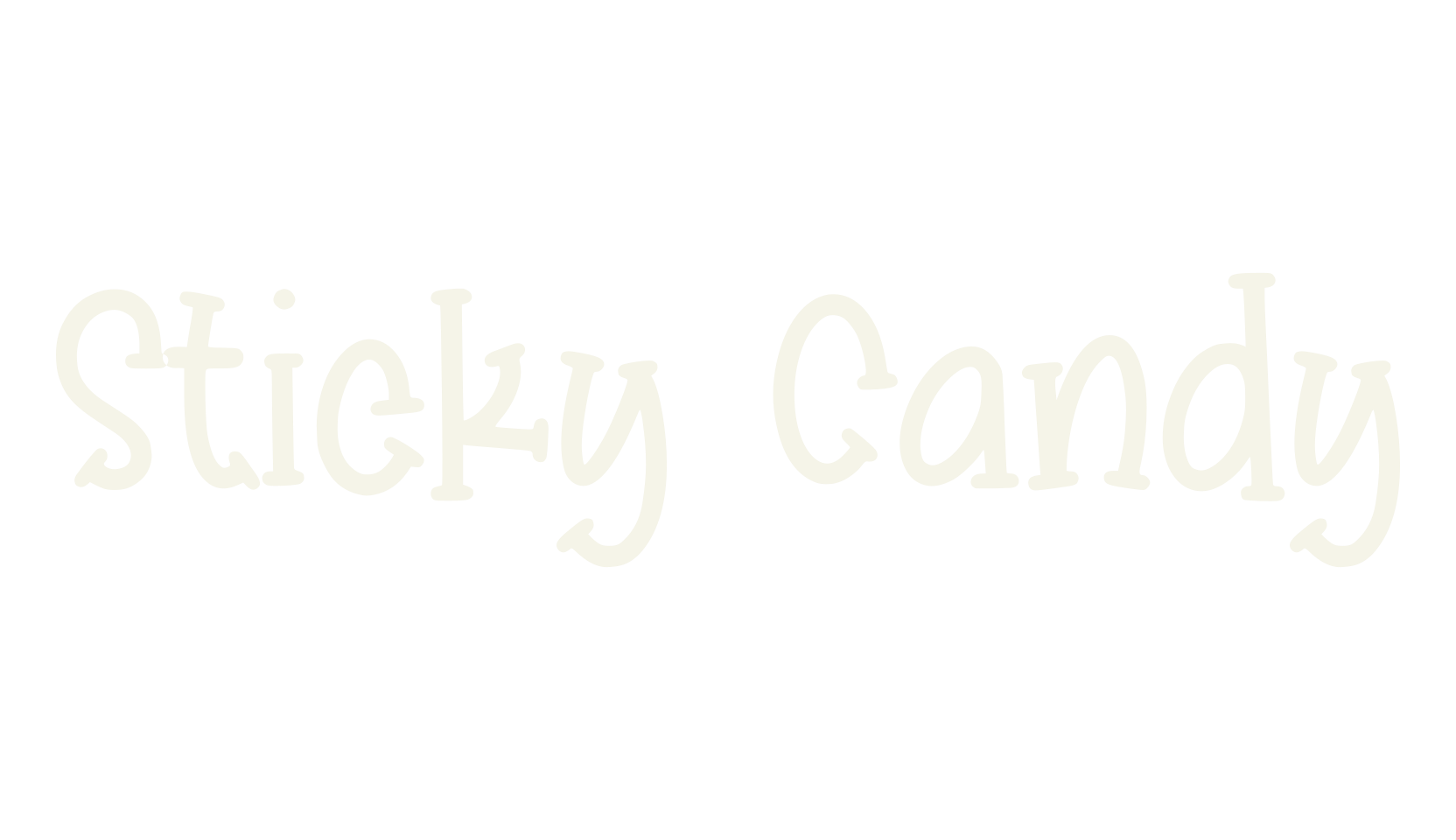 Sticky Candy, fashion sign font preview