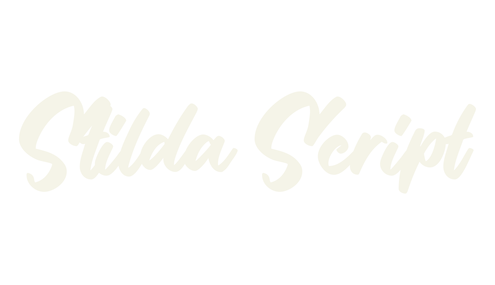 Stilda Script, hand drawn font preview