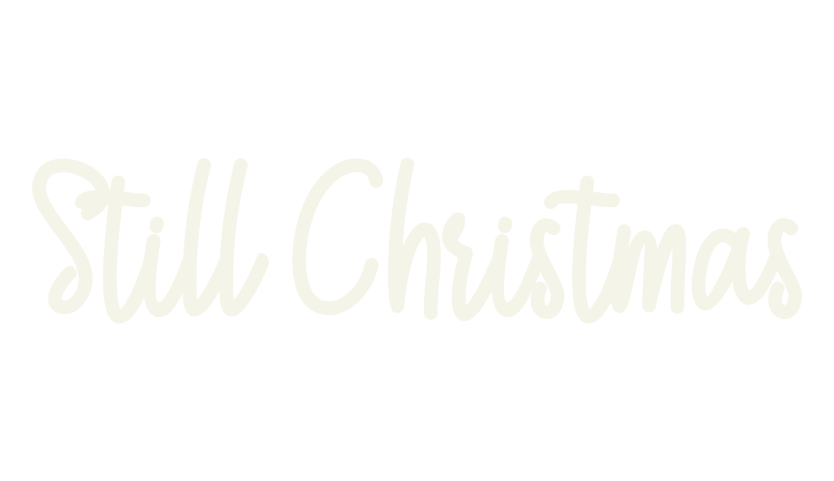 Still Christmas, handwriting font preview