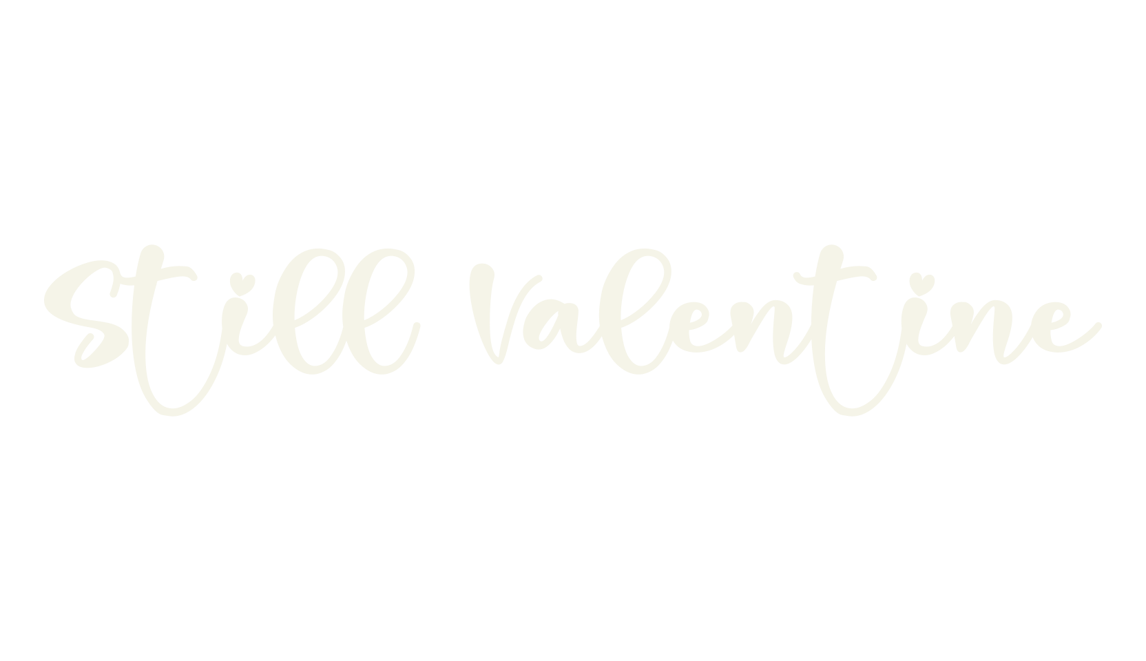 Still Valentine, love font preview