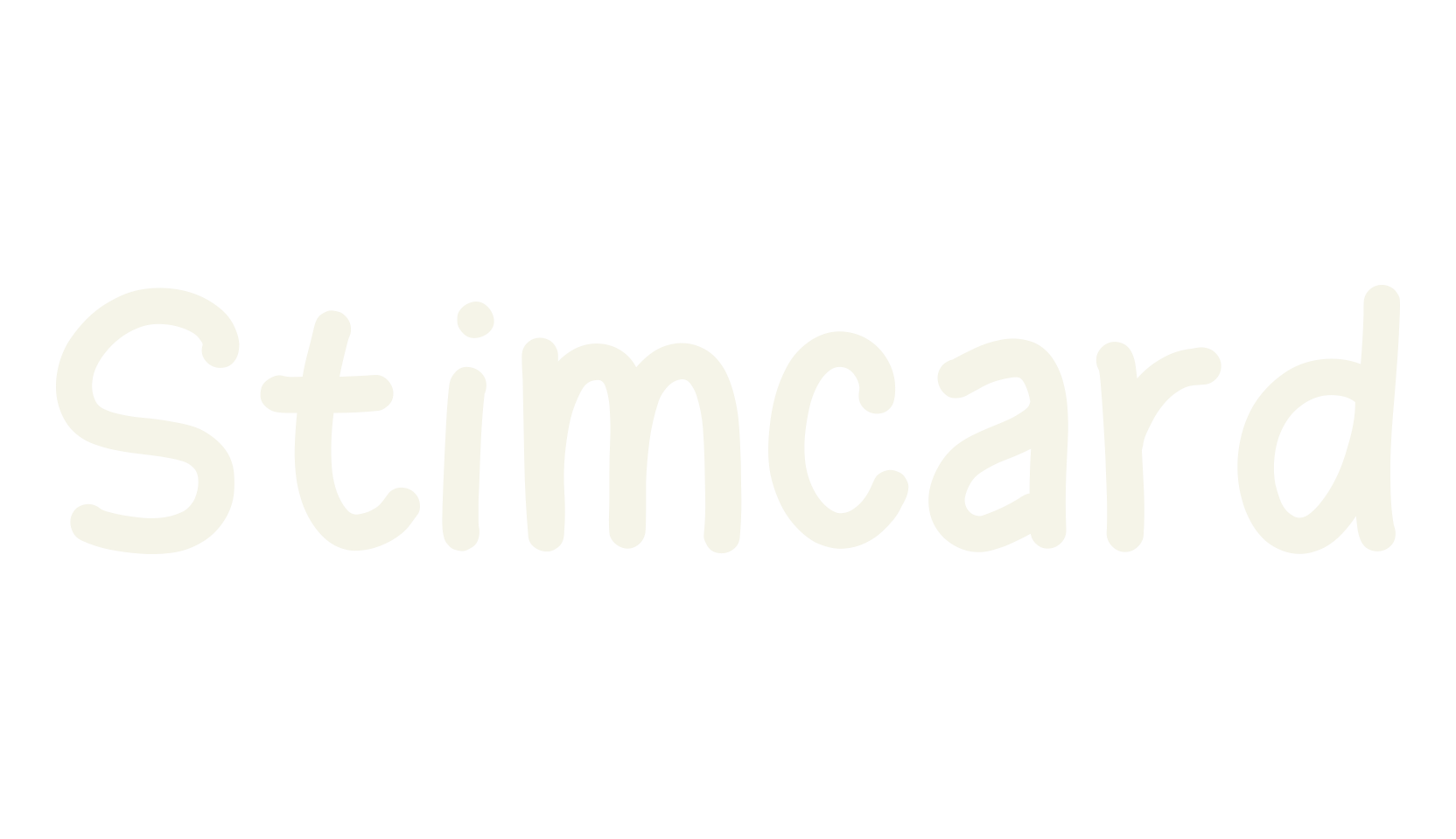 Stimcard, handwritten font preview