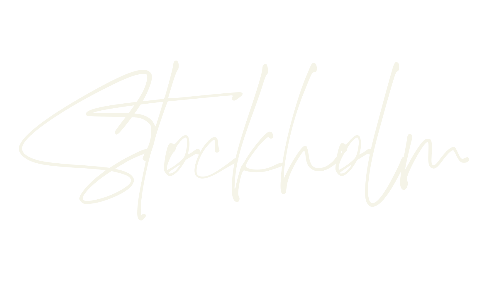 Stockholm, calligraphy font preview