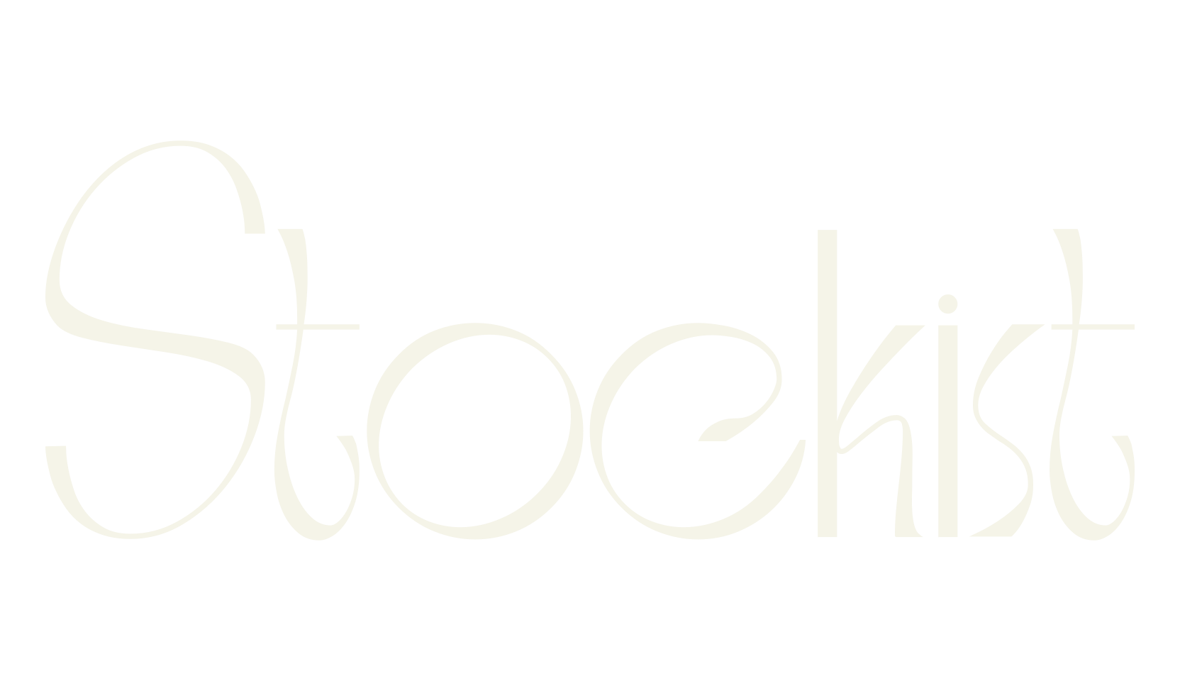 Stockist, fashion sign font preview